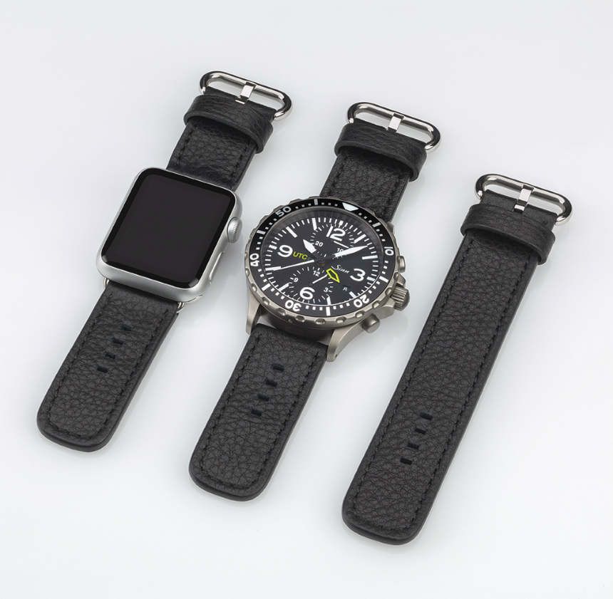 Sinn Dual Strap System Allows Apple Watch & New Sinn Watches 2014 Replica Watch On The Same Wrist Luxury Items 
