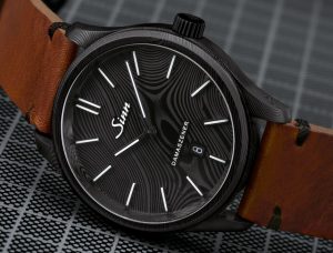 Sinn Model 1800 S Damaszener 100-Piece Limited Edition Watch In Damascus Steel Watch Releases