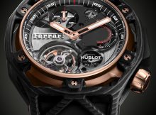 Hublot Techframe Ferrari 70 Years Tourbillon Chronograph Watch In PEEK Carbon & King Gold Watch Releases